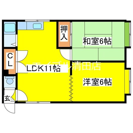 ドミ真栄パークの物件間取画像